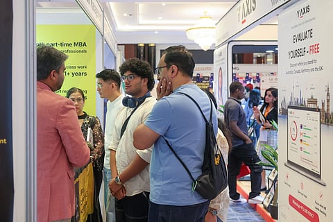 Graduates and working professionals have been attending Gulf News LevelUP in large numbers since this morning, exploring courses and career opportunities. The event is open until tomorrow
