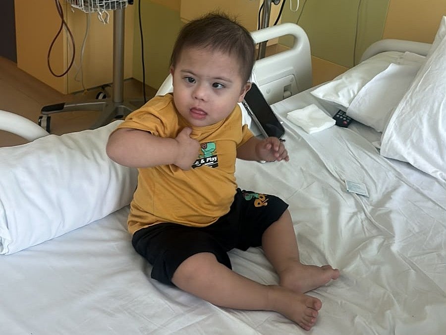 Dh390,000 was raised in just three days, with almost Dh405,000 raised in total in less than a week - all through the power of social media. More than 100 people donated towards the bone marrow transplant of 2-year-old Ayaan, who is battling leukaemia in Dubai.