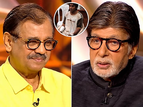 Bollywood icon Amitabh Bachchan and public prosecutor Ujjwal Nikam during their appearance on Kaun Banega Crorepati 18, where Nikam recalled Ajmal Kasab’s statements following the 26/11 Mumbai terror attacks.