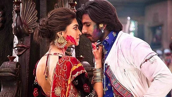 Ranveer Singh and Deepika Padukone in Goliyon Ke Rasleela Ram Leela. 