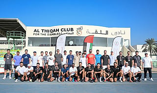 65 Sharjah Police personnel compete in 400m, 800m and 1,500m races.