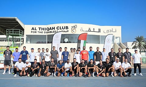 65 Sharjah Police personnel compete in 400m, 800m and 1,500m races.