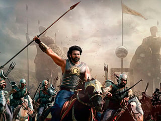 Prabhas as Amarendra Baahubali in a still from Baahubali: The Beginning.