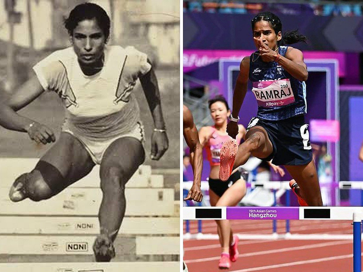 PT Usha and Vithya Ramraj