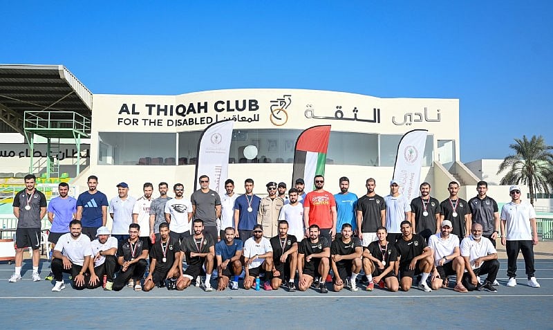 65 Sharjah Police personnel compete in 400m, 800m and 1,500m races.