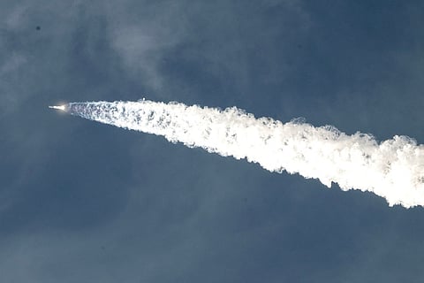 SpaceX Starship Flight 14 launches at SpaceX Starbase in Starbase, Texas on September 28, 2026.