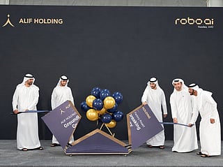 New Umm Al Quwain industrial park's groundbreaking ceremony.