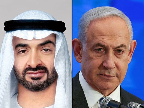 UAE President receives Israeli Prime Minister Benjamin Netanyahu