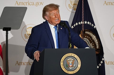 As Trump was still speaking at Tuesday’s launch event, however, the site began modifying its answers. 