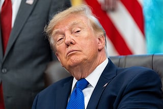 President Donald Trump speaks in the Oval Office of the White House, Monday, Sept. 28, 2026, in Washington. (AP Photo/Alex Brandon)