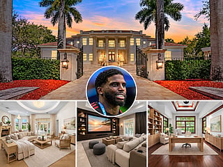Tyreek Hill and his Mansion Collage