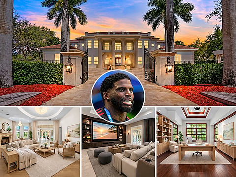 Tyreek Hill and his Mansion Collage