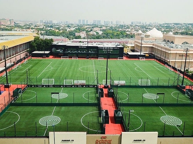 Precision offers Professional pitches, padel courts, VR training, Smart Pitch and tech centre