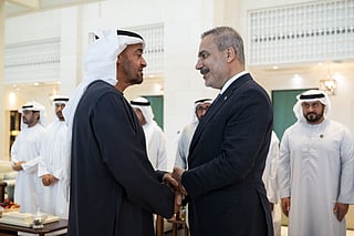 UAE President receives Turkish Foreign Minister