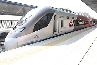 Etihad Rail link debuts between Abu Dhabi and Dubai