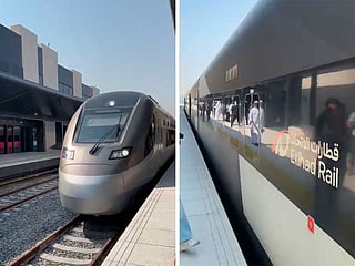 Etihad Rail train arrives in Dubai after 1-hour trip