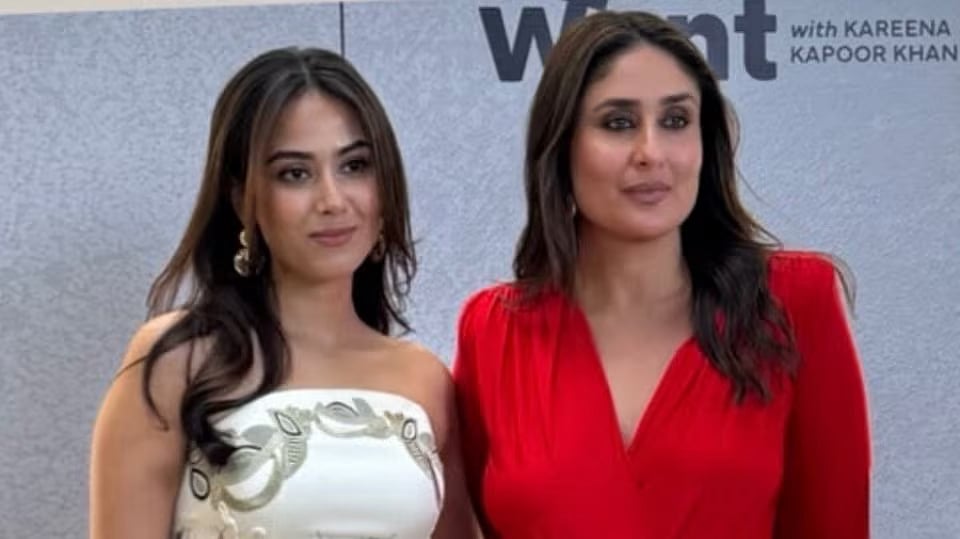 Mira Rajput with Kareena Kapoor.