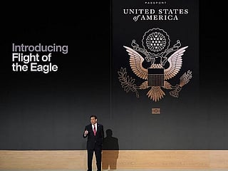Gold eagle motif and dynamic page art mark bold new era for US passports