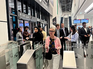 Dubai–Abu Dhabi train journey officially begins