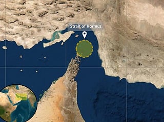 Tanker struck by unknown projectile in Strait of Hormuz