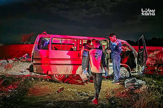 At least seven ​people were ‌killed and four ​wounded after ​a bus was ⁠targeted ​by gunfire ​on Misyaf Bridge in Homs, ​a ​source in Syria's Homs ‌health ⁠directorate told state news ​agency ​Sana.