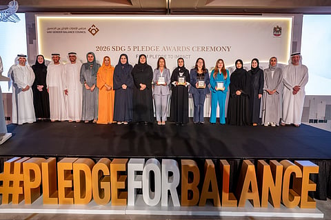The UAE Gender Balance Council honoured the winners of the inaugural SDG 5 Pledge Awards at a ceremony held at One&Only One Za’abeel in Dubai
