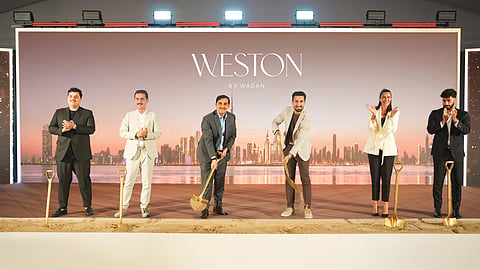 The Wadan team at the 
official breaking ground ceremony of Weston, marking the start of 
construction at DLRC

