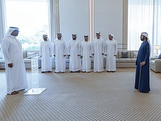 Sheikh Mohammed swears in 15 new judicial inspectors