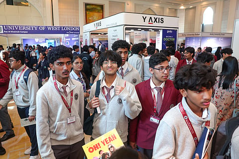 Students flock to Edufair on the opening day