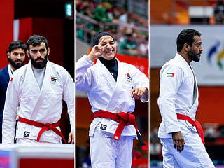 The jiu-jitsu athletes have been waving the flag for the UAE at the Asian Games 