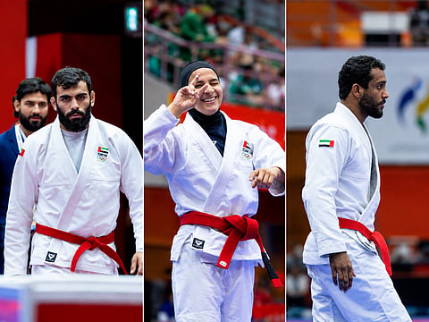 The jiu-jitsu athletes have been waving the flag for the UAE at the Asian Games 