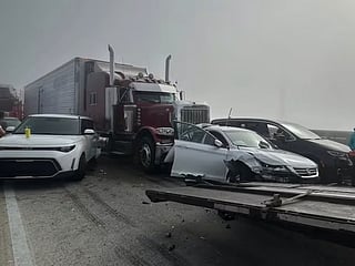 About 11 people were taken to a local hospital for treatment, according to the local service district. No details were immediately available on the severity of their injuries.