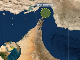 Tanker struck by projectile in Strait of Hormuz