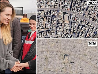 Angelina Jolie highlights Gaza's devastation with striking satellite images