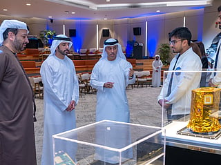 Sheikh Hamdan attends unveiling of asteroid probe 