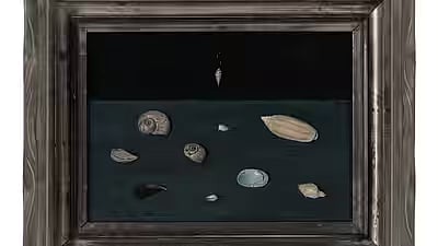 The work was Alderman Merriam’s Shells, painted in 1951 and unseen publicly for about 75 years.