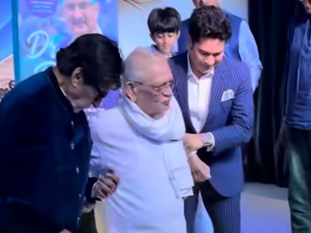 Sachin Tendulkar, Amitabh Bachchan and Gulzar