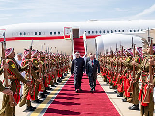 Crown Prince of Abu Dhabi arrives in Aqaba