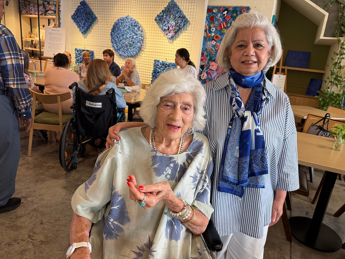 Senoirs at the club, Sameena Butt (right)  and Norma malouf (left)  say the club has helped them build new friendships and stay mentally, physically and socially active in Dubai