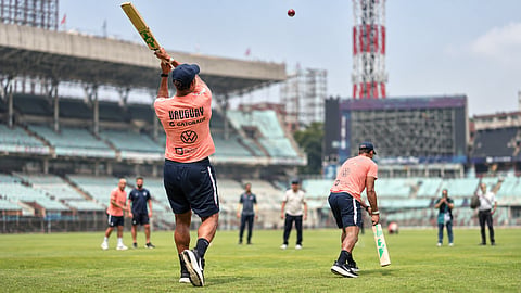 Uruguay national football team at the Eden Gardens