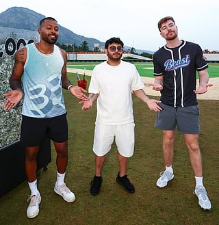 MrBeast, the world’s most subscribed YouTuber with more than 500 million subscribers, joined Hardik Pandya and CarryMinati to recreate the Indian cricketer’s famous celebration.