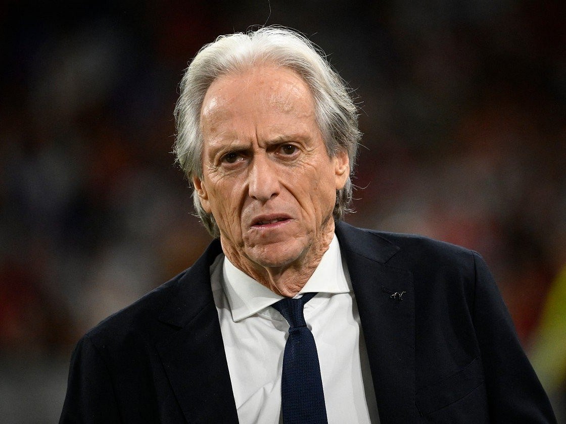 Portugal's coach Jorge Jesus looks on prior the UEFA Nations League Group 4 football match between Portugal and Norway at Dragao stadium in Porto on October 3, 2026.