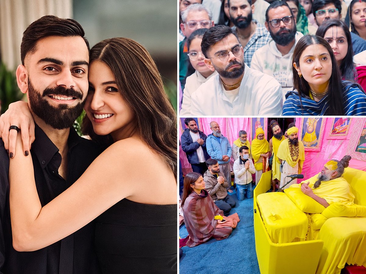 Virat Kohli, Anushka Sharm and Premanand Maharaj