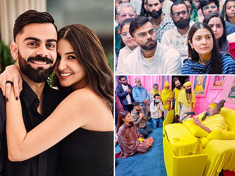 Virat Kohli, Anushka Sharm and Premanand Maharaj