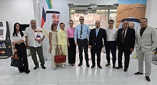 Participants at the forum discusss developing a multilingual digital B2B platform operating initially in Russian, Arabic and English.