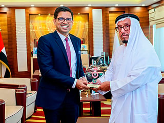 Dhahi Khalfan meets India’s new Consul General in Dubai