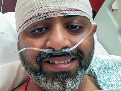 At first, Smit Machchhar did not realise he was being attacked. His instinct told him something catastrophic had happened to the aircraft.