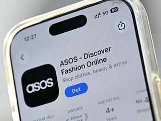 The Asos app 