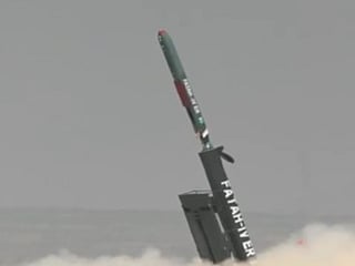 Pakistan on Tuesday announces to test-launched an extended version of its indigenously developed Fatah-4 ground-launched cruise missile.  ISPR video screen grab