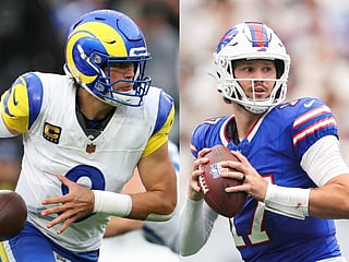 Matthew Stafford and Josh Allen
